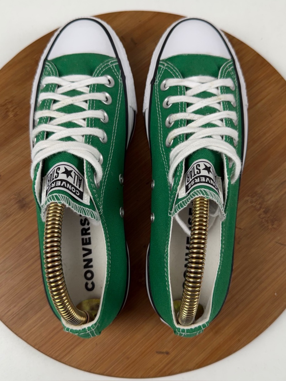 Converse Chuck Taylor All-Star Green Low-Top Sneakers - Picture 5 of 9